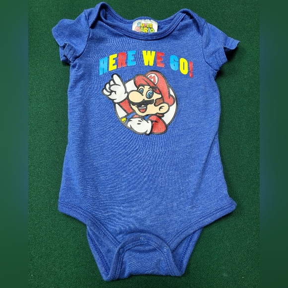 Super Mario onesie EUC. - Picture 1 of 3